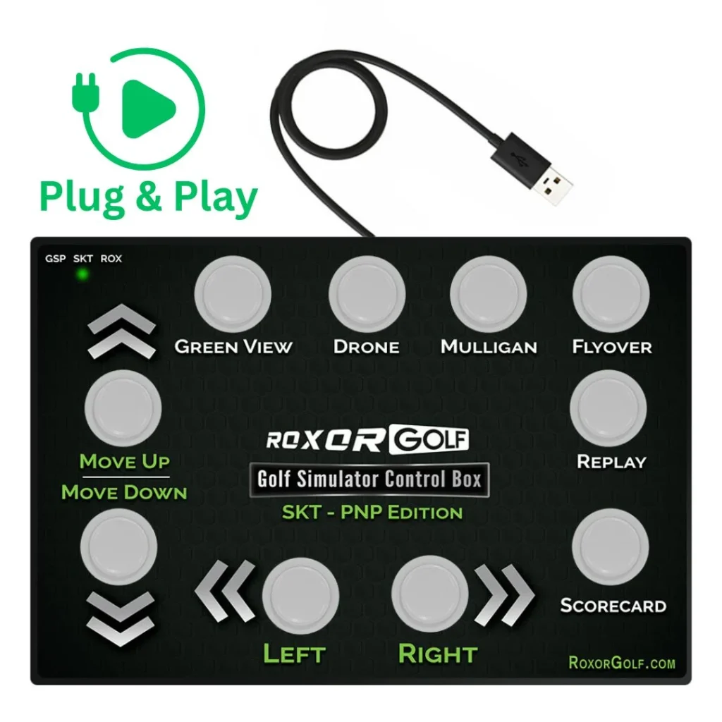 SKT Plug Play Golf Simulator Control Box Skytrak Course Play SKT Plug Play Golf Simulator Control Box Skytrak Course Play